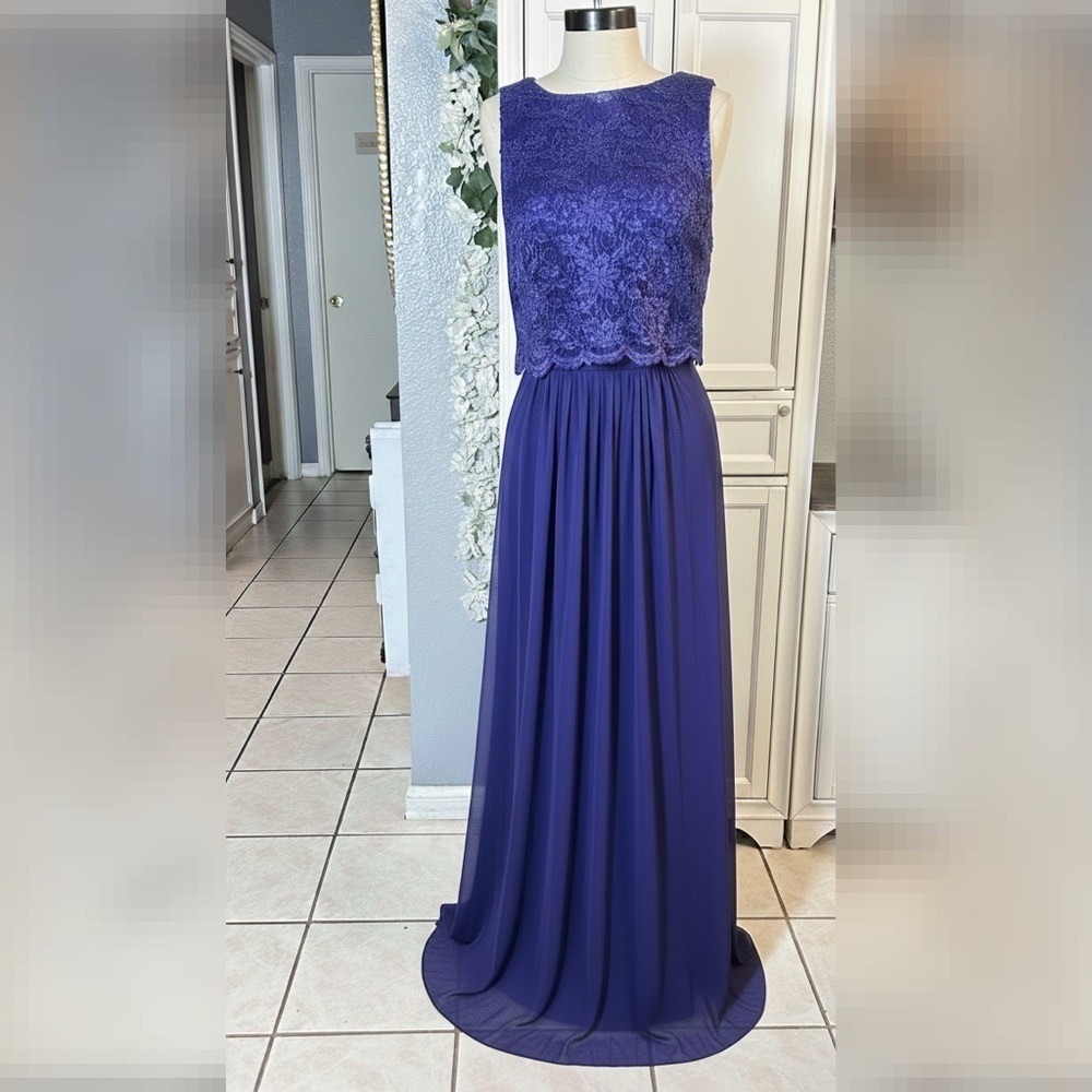 Purple Maxi Gown Size 10‎ Formal Vintage Sparkly
